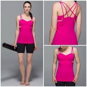 Lululemon Exquisite Tank II - Jewelled Magenta - Size 6
